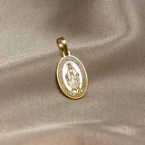 Pingente Personalizado Oval Ouro 18K