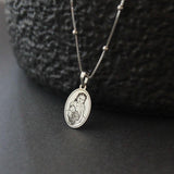 Pingente Personalizado Oval Prata 950