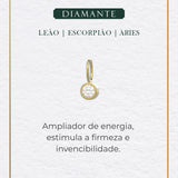 Pingente Pedra Signo Ouro 18K