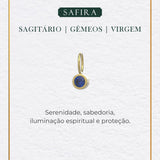 Pingente Pedra Signo Ouro 18K