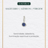 Pingente Pedra Signo Prata 950