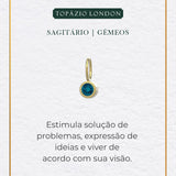 Pingente Pedra Signo Ouro 18K