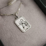 Pingente Foto Personalizado Desquinado Prata 950