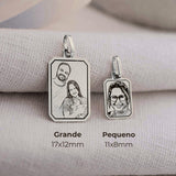 Pingente Foto Personalizado Desquinado Prata 950