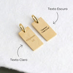 pingente personalizado masculino retangular com foto montezza