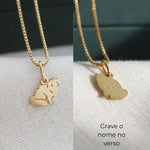 pingente gato personalizado ouro montezza joias