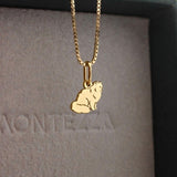 pingente gato personalizado ouro montezza joias