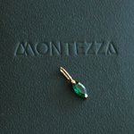 pingente navete pedras naturais ouro montezza