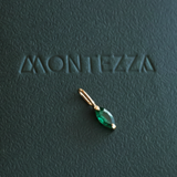 pingente navete pedras naturais ouro montezza