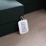 Pingente Personalizado Desquinado Prata 950