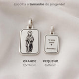 Pingente Personalizado Desquinado Prata 950