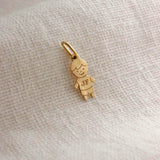 pingente ouro menino personalizado