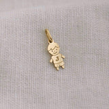 pingente ouro menino personalizado