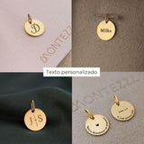 Pingente Personalizado Redondo Ouro 18K