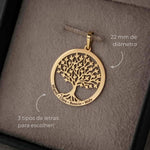 pingente árvore da vida personalizado ouro montezza