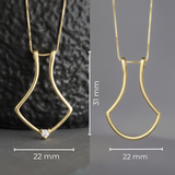 Pingente Porta Anel Ouro 18K