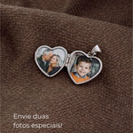 pingente relicario coração de prata personalizado montezza