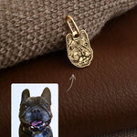 pingente pet personalizado retrato ouro montezza joias