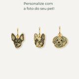 pingente pet personalizado retrato ouro montezza joias