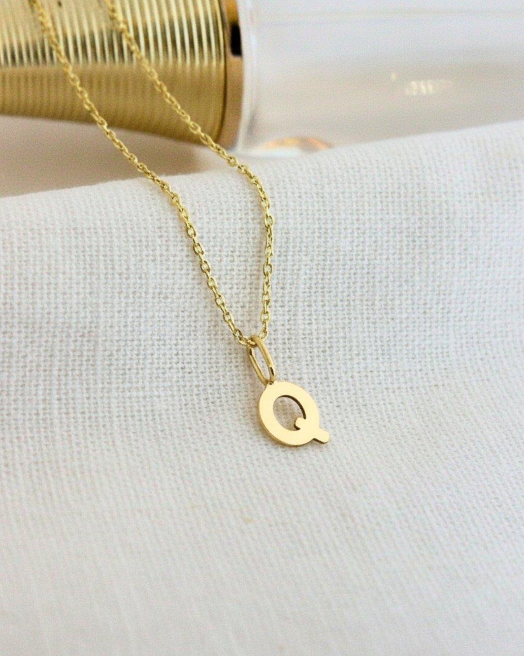 Pingente Letrinha Ouro 18K
