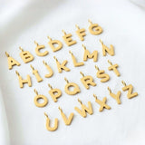 Pingente Letrinha Ouro 18K
