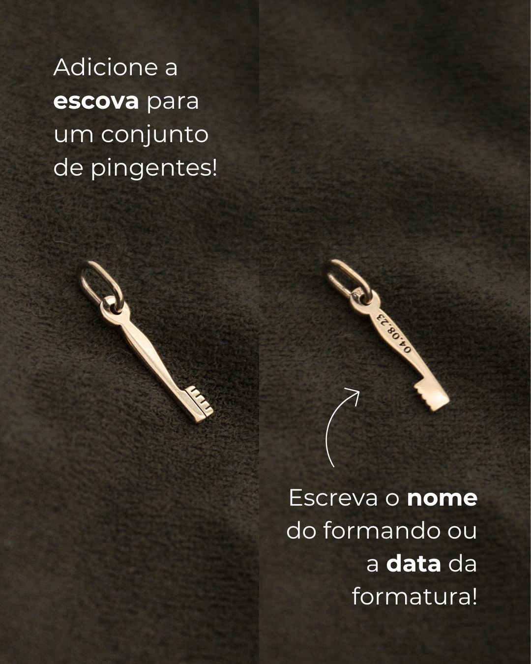 Pingente Dentista Prata 950