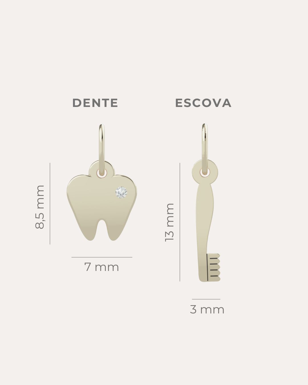 Pingente Dentista Prata 950