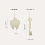 Pingente Dentista Prata 950