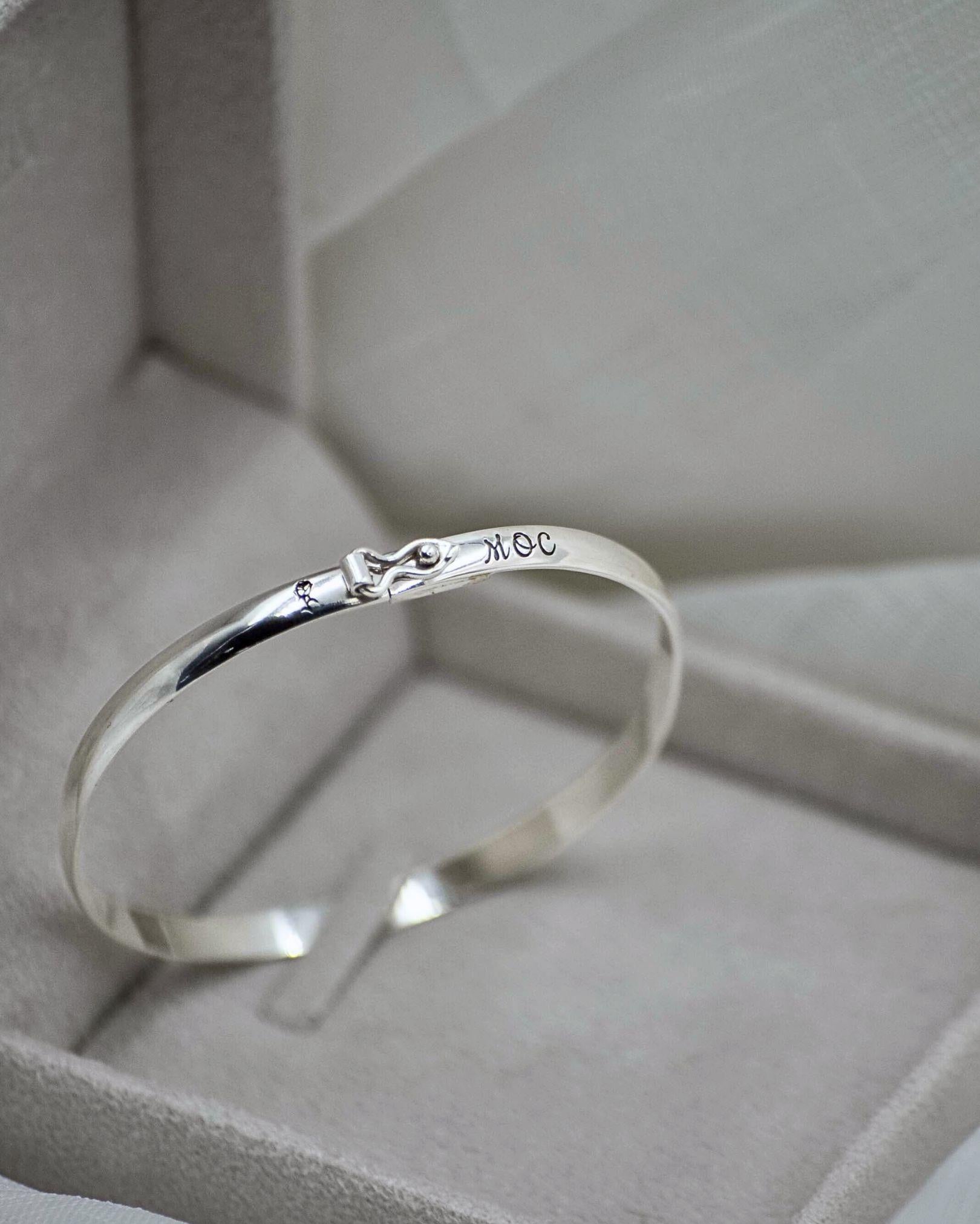 bracelete personalizado prata montezza