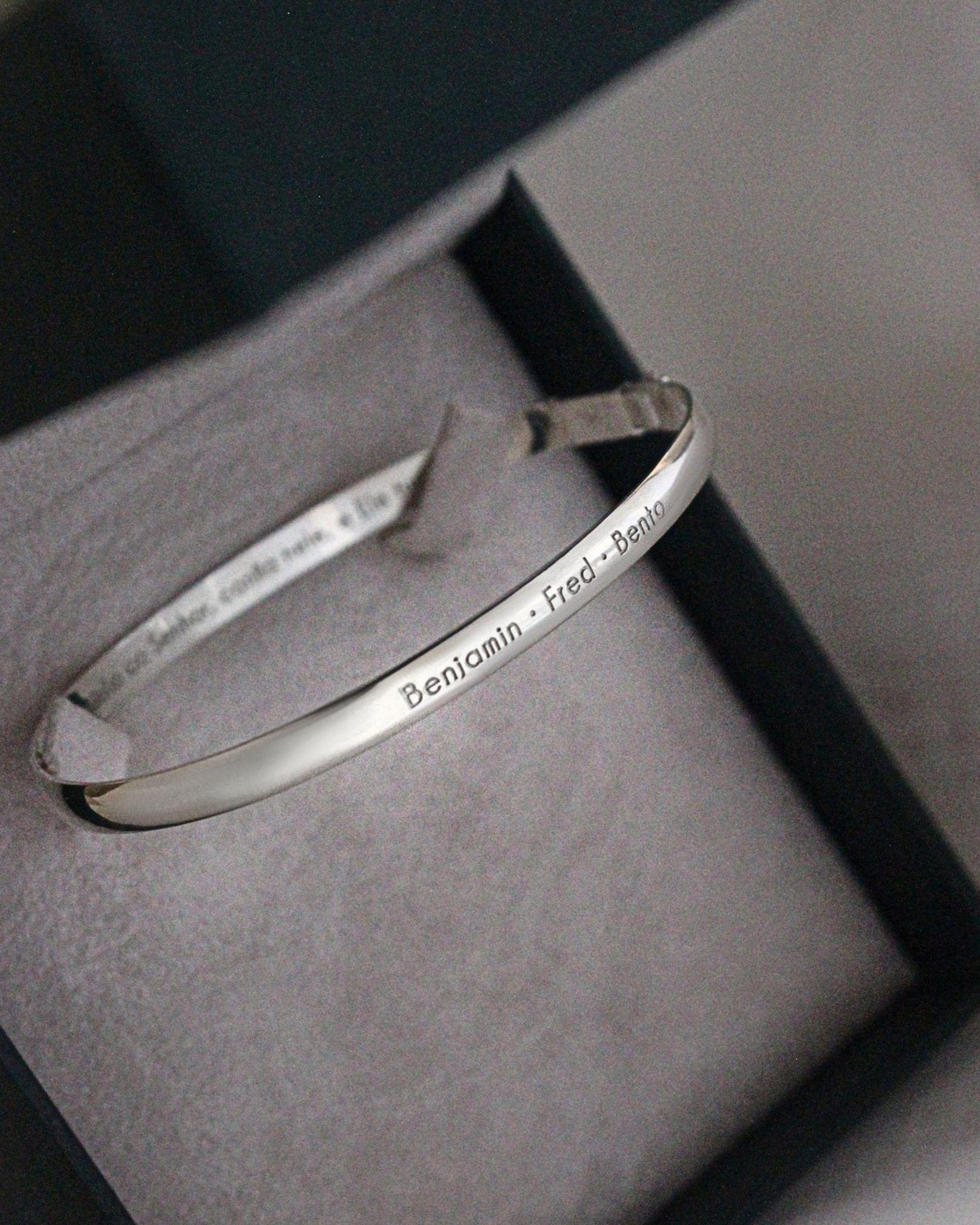 bracelete personalizado prata montezza