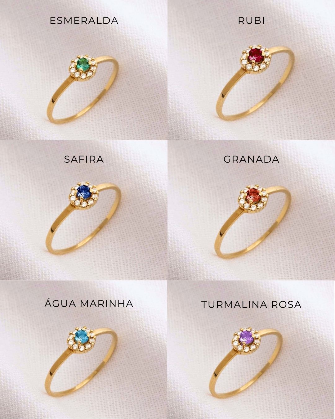Anel Formatura Redondo Aro Delicado Ouro 18K