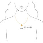 Pingente Coração com Foto ou Símbolo Personalizado Ouro 18K - Montezza Joias
