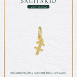 Pingente Signo do Zodíaco Ouro 18K