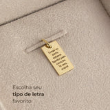 Pingente Foto Personalizado Retangular Ouro 18K