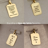 Pingente Personalizado Desquinado Ouro 18K