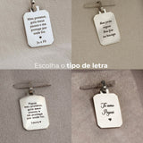 Pingente Personalizado Desquinado Prata 950