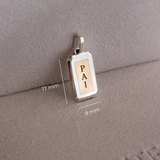 Pingente Facetado Personalizado Ouro 18K e Prata 950