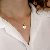 Pingente Personalizado Redondo Ouro 18K