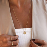 Pingente Personalizado Redondo Ouro 18K