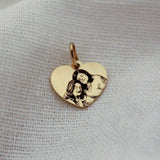 Pingente Personalizado Coração Ouro 18K