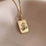 Pingente Personalizado Desquinado Ouro 18K
