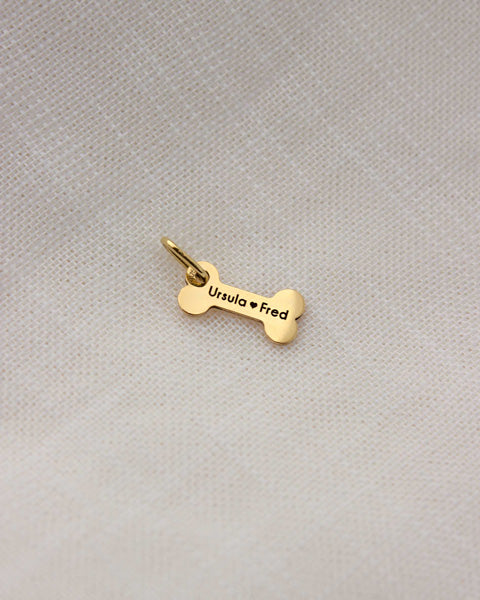 Pingente Ossinho Personalizado Ouro 18K