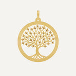 Pingente Árvore da Vida Ouro 18K - Montezza Joias