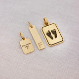 Pingente Foto Personalizado Desquinado Ouro 18K