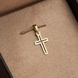 Pingente Cruz Vazada Ouro 18K - Montezza Joias