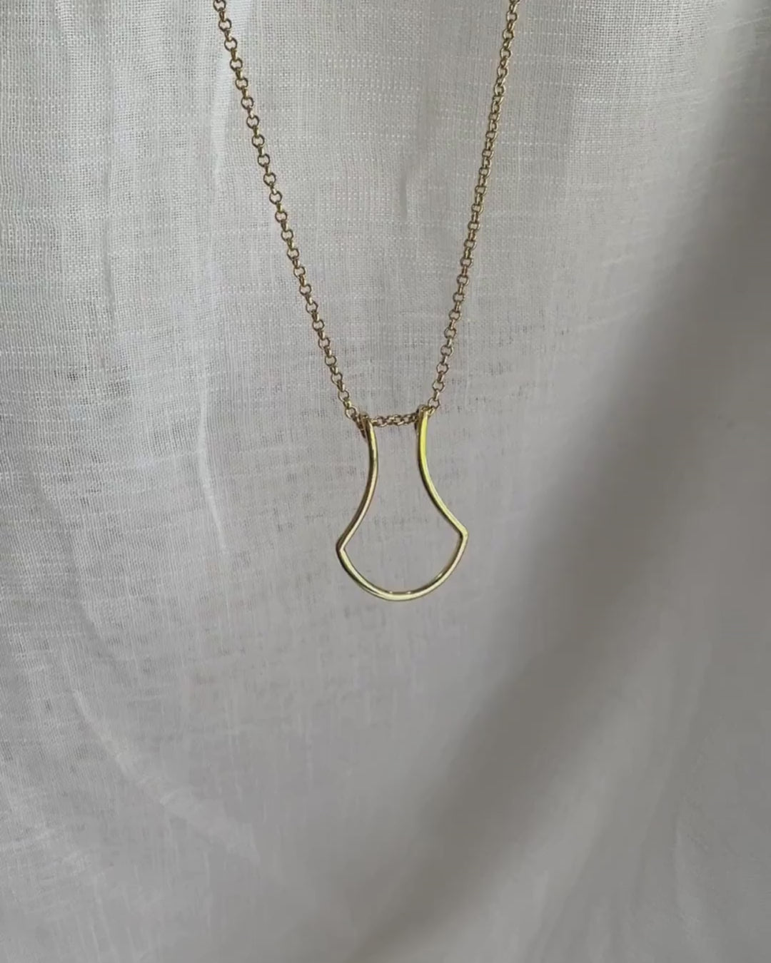 Pingente Porta Anel Ouro 18K