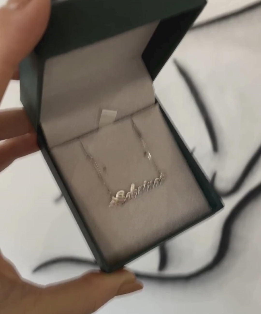 Colar Nome Personalizado Prata 950 Veneziana