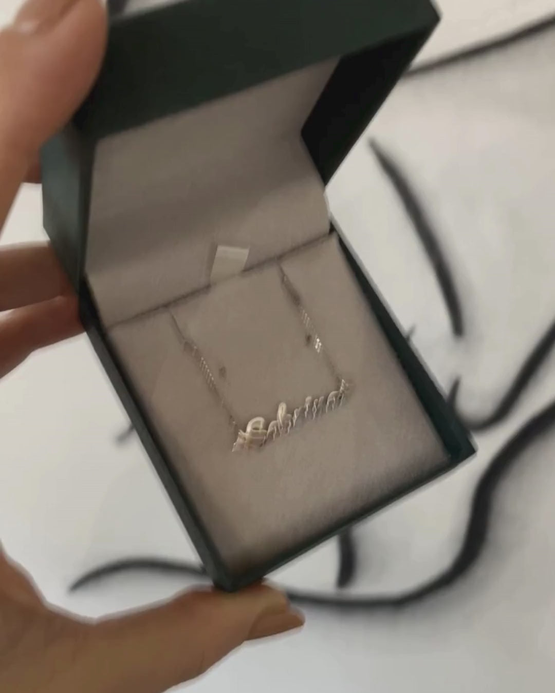 Colar Nome Personalizado Prata 950 Veneziana