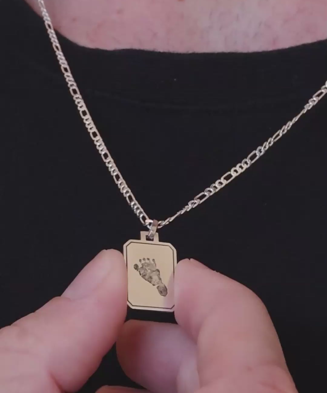Pingente Foto Personalizado Desquinado Prata 950