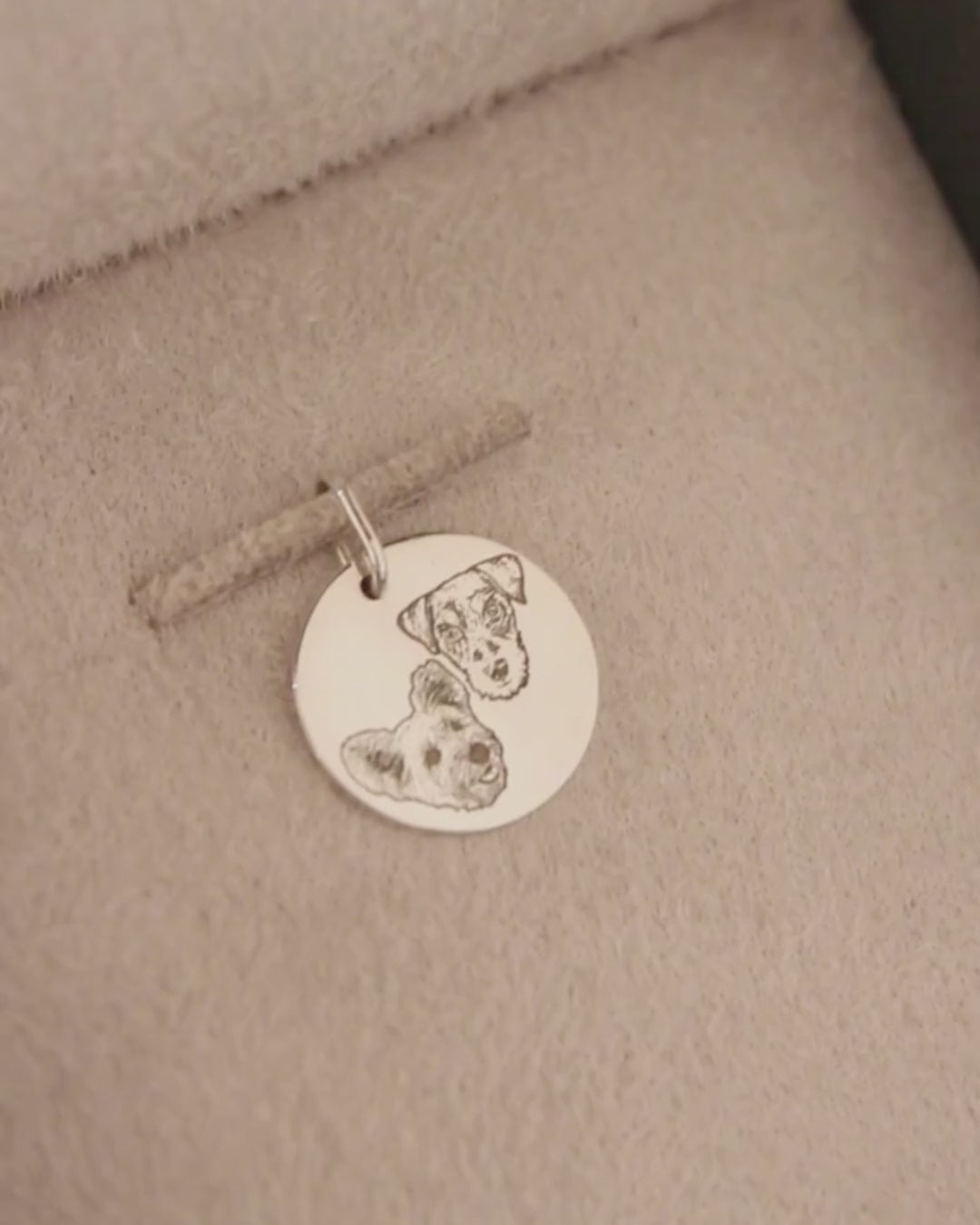 Pingente Personalizado Redondo Prata 950
